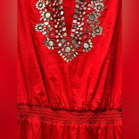 Alice and Olivia Mirrored Red Dress Sz 0 - Picture 4 of 6